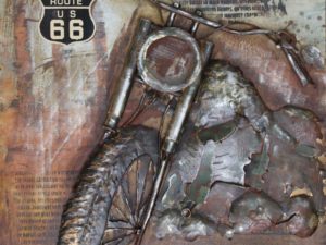 art metal harley davidson