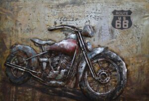 art métal moto ancienne
