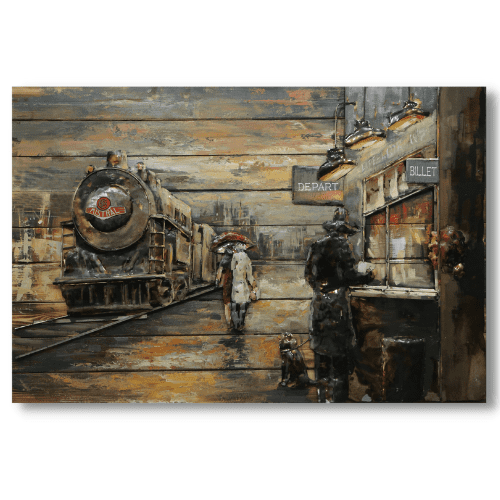 Tableau métal Mistral au départ
