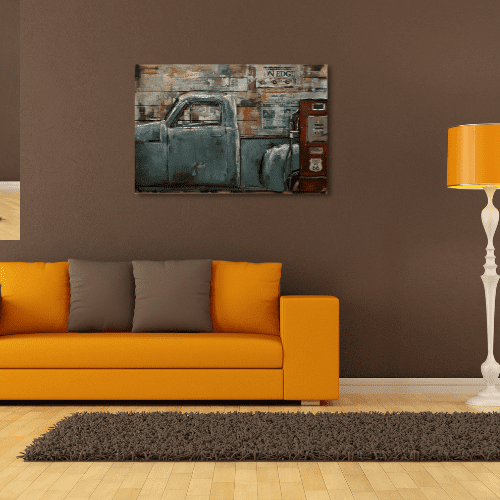 Tableau métal Pick-Up