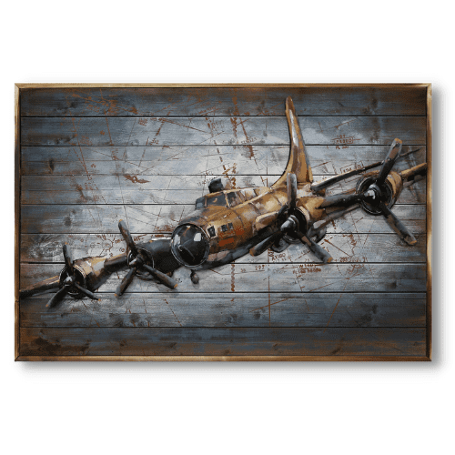 Tableau métal Atterrissage