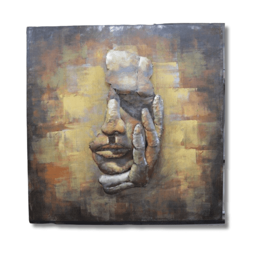 Tableau métal Le Penseur