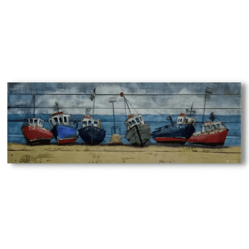 Tableau métal Chalutiers