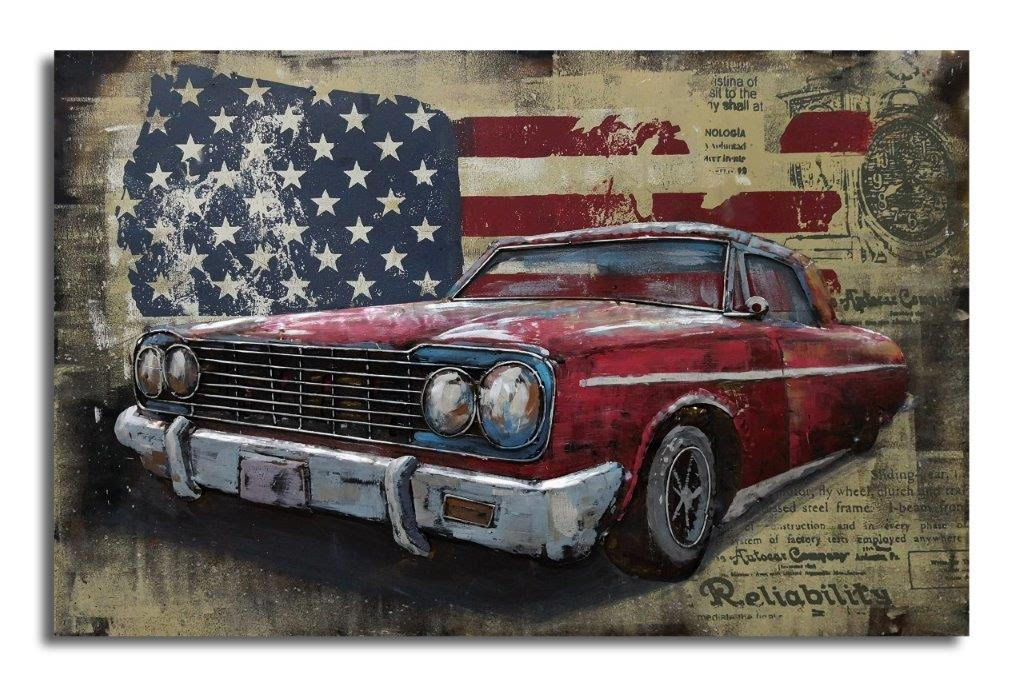 Tableau moderne voiture américaine