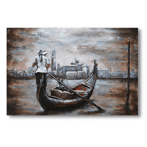 Tableau métal Venise