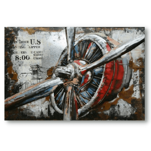 Tableau métal L’Hélice