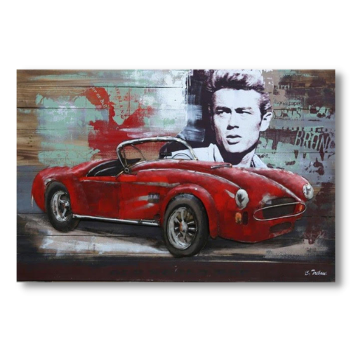 Tableau métal AC Cobra James Dean