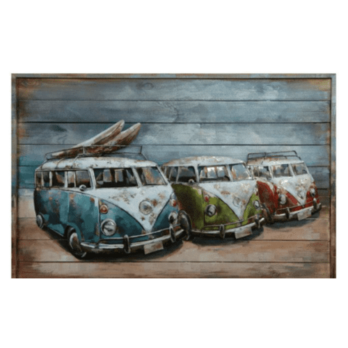 Tableau métal les 3 combis