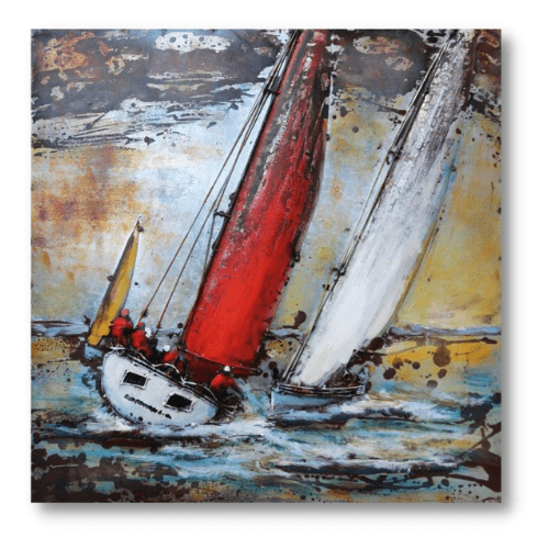 Tableau métal St TROPEZ