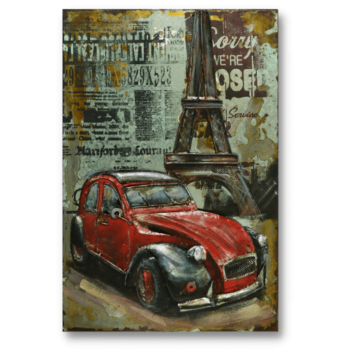 Tableau métal La titi parisienne