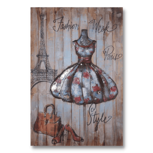 Tableau métal Fashion week