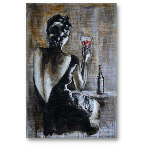 Tableau métal Bonne dégustation