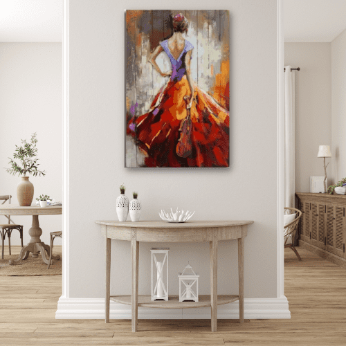 Tableau métal VIOLONISTE