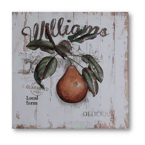 Tableau métal Poire Williams