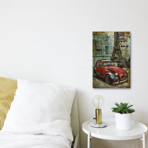 Tableau métal La titi parisienne