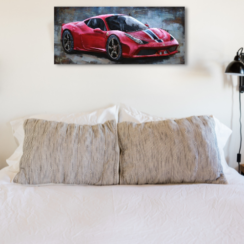 Tableau métal Ferrari