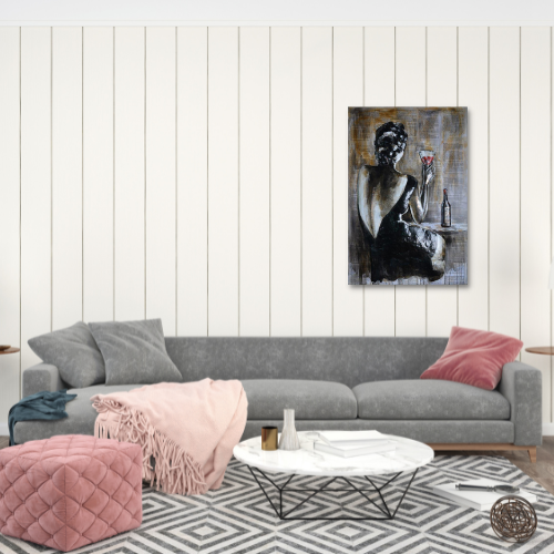 Tableau métal Bonne dégustation