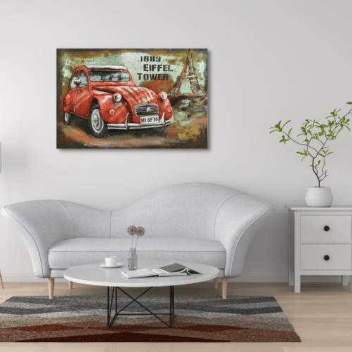 Tableau métal Citroën à Paris