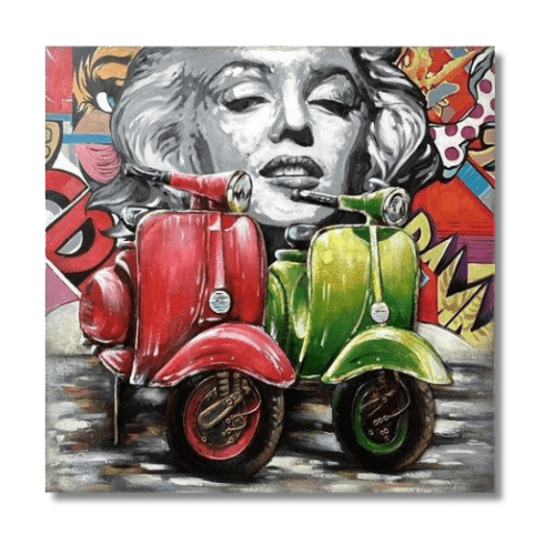 Tableau métal Marilyn Monroe