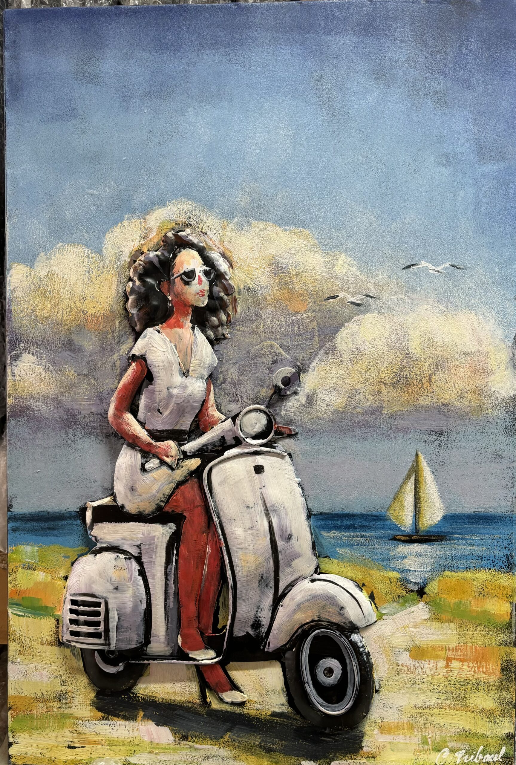 Balade en vespa