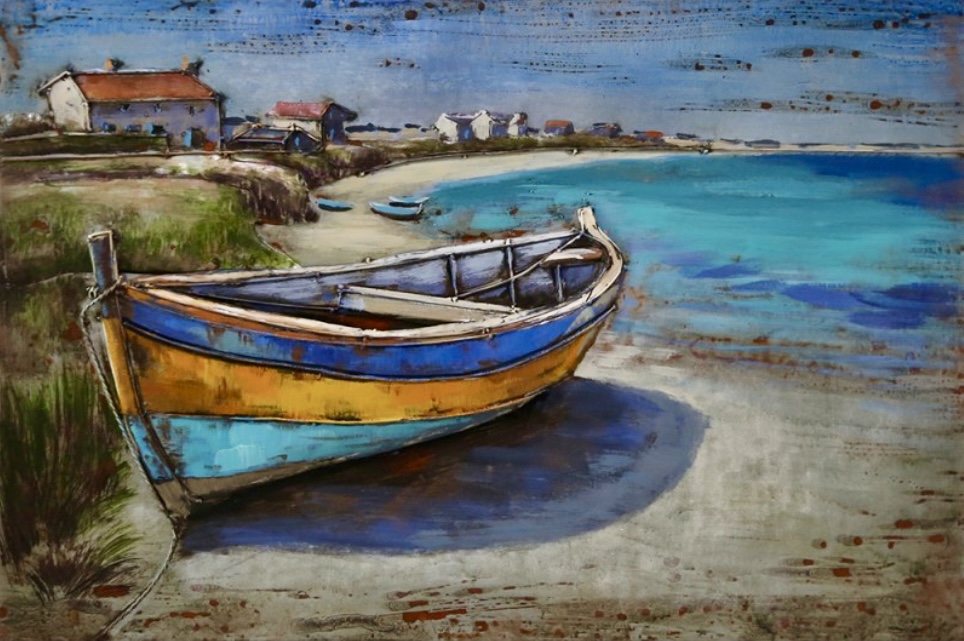 Tableaux m&eacute;tal et bois en relief par Cadres Concept