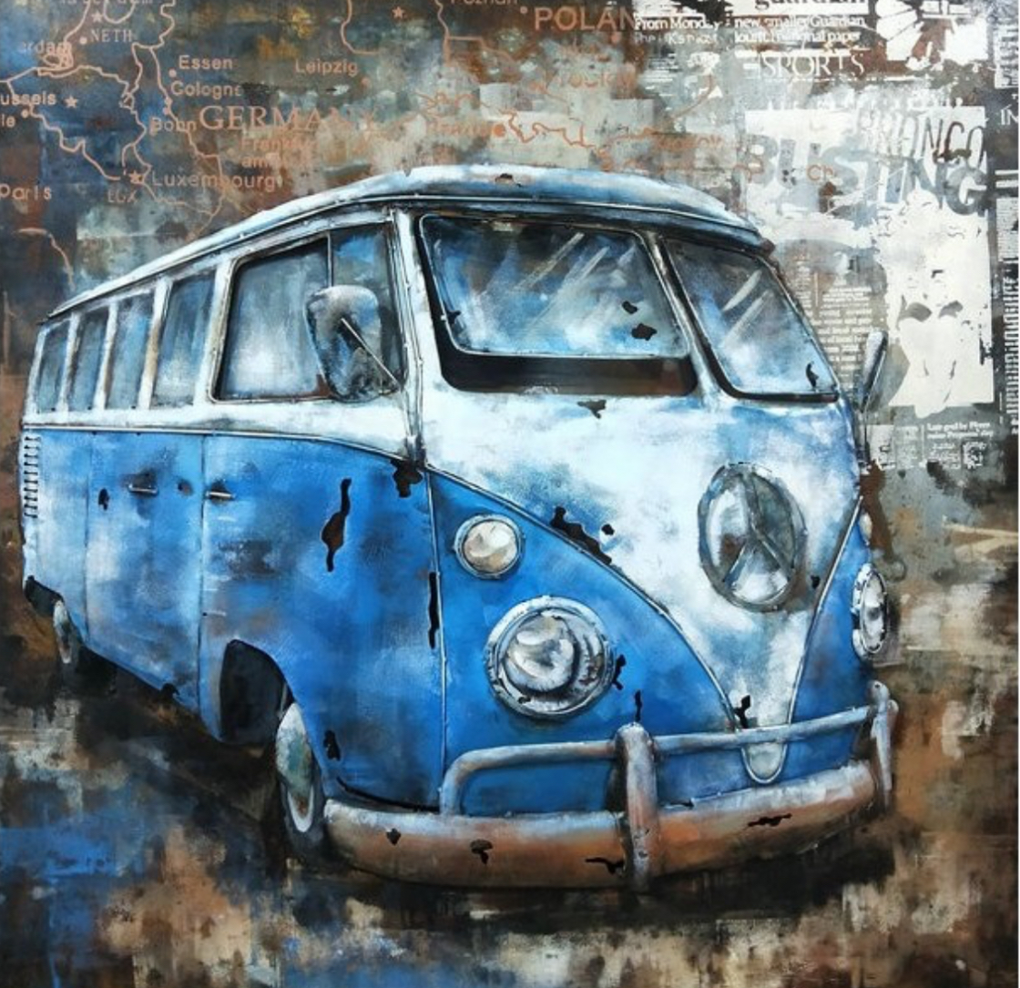 Combi bleu metal