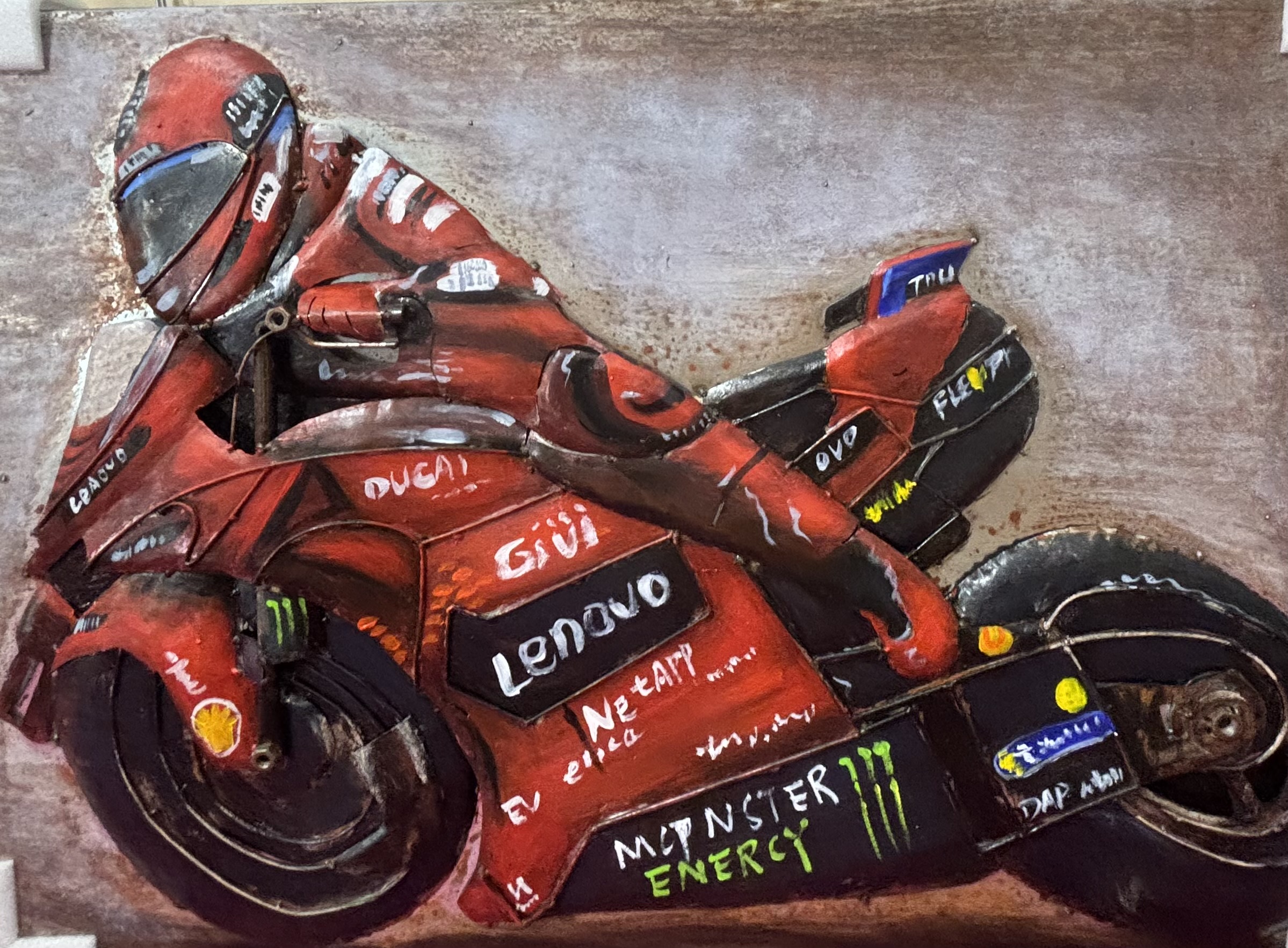 Tableaux m&eacute;tal et bois en relief par Cadres Concept